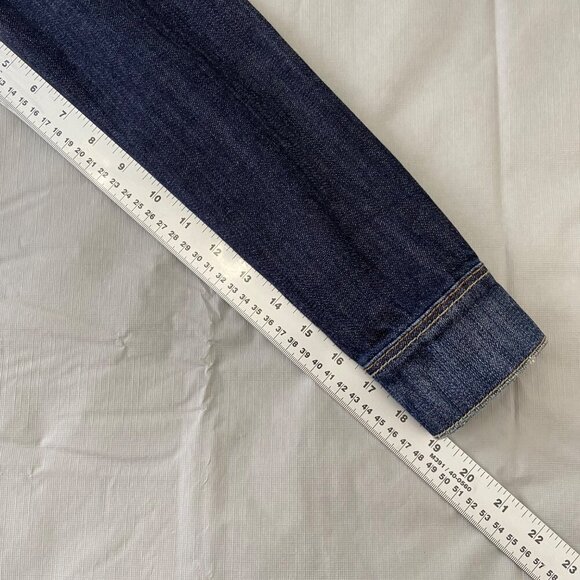 Silver jeans co. Women Vintage-Style Denim Jacket With Button Front & Contr - Picture 14 of 16